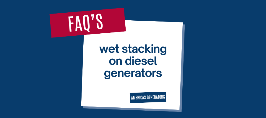 wet stacking on diesel generators