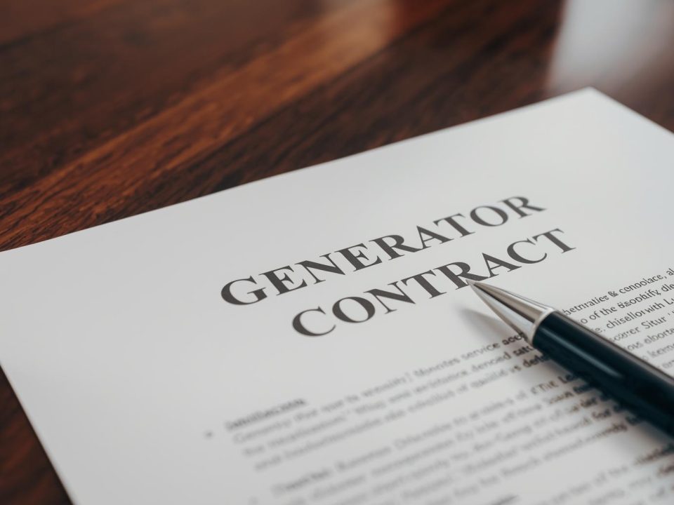 generator service contracts