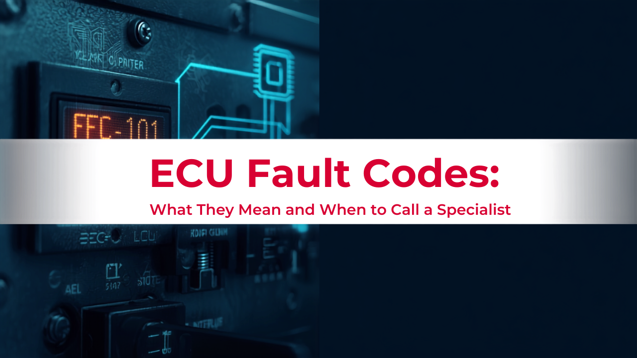 ECU Fault Codes: What They Mean and When to Call a Specialist